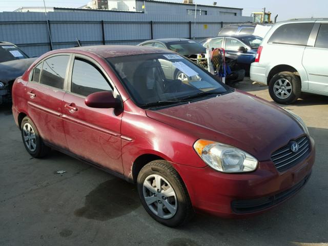 KMHCN46C79U365722 - 2009 HYUNDAI ACCENT GLS MAROON photo 1