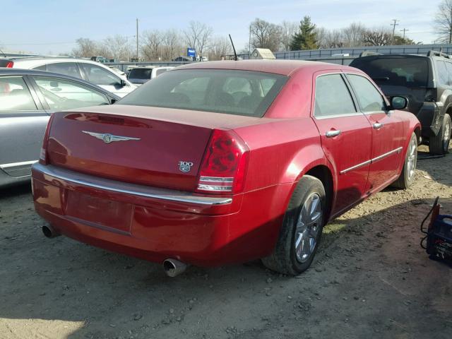 2C3KA63H78H119993 - 2008 CHRYSLER 300C MAROON photo 4