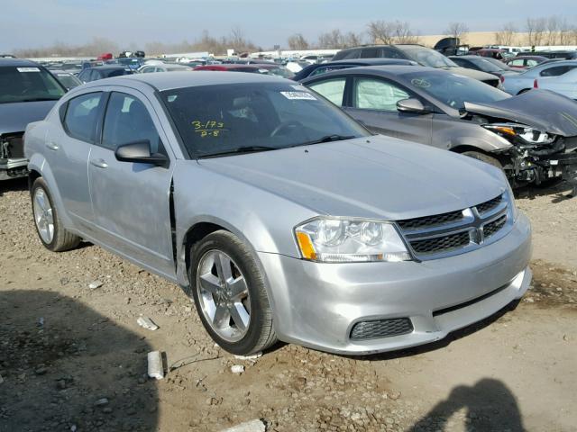 1C3CDZABXCN322386 - 2012 DODGE AVENGER SE SILVER photo 1