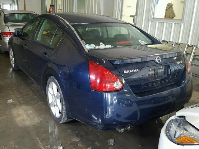 1N4BA41E86C812716 - 2006 NISSAN MAXIMA SE BLUE photo 3