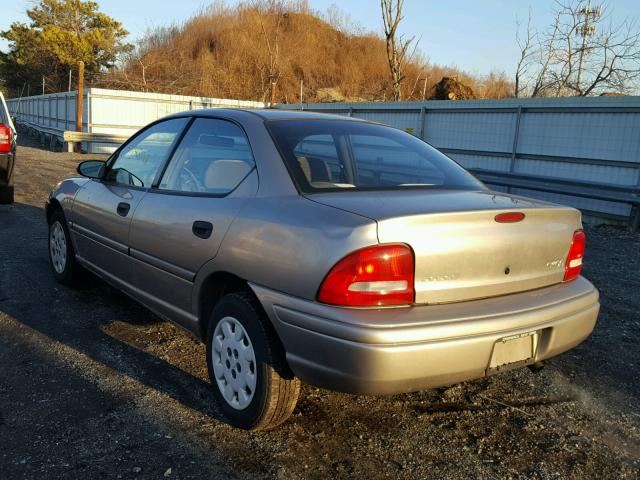 1B3ES47C1WD696054 - 1998 DODGE NEON HIGHL SILVER photo 3