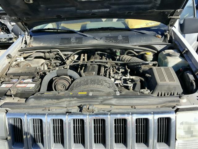 1J4GZ58S2SC531722 - 1995 JEEP GRAND CHER SILVER photo 7