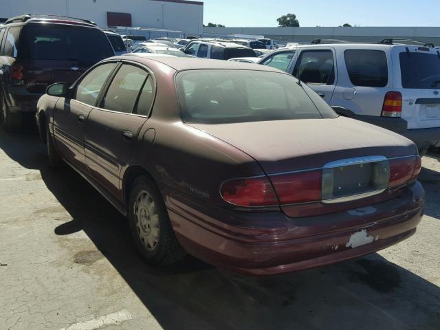 1G4HP54K61U130913 - 2001 BUICK LESABRE CU BURGUNDY photo 3