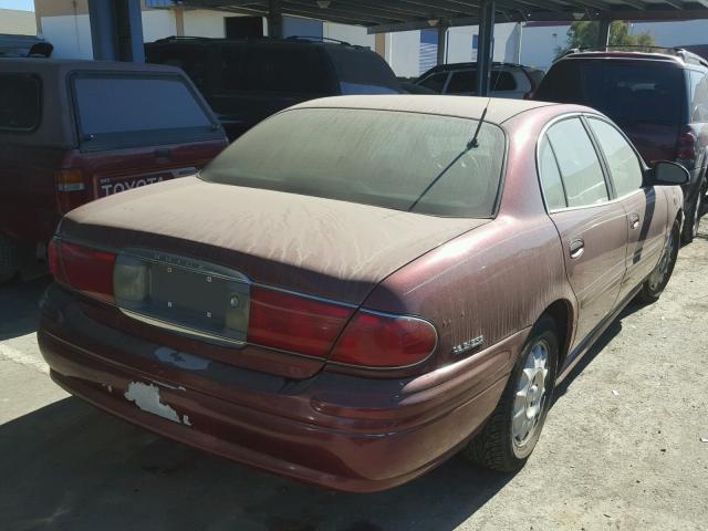 1G4HP54K61U130913 - 2001 BUICK LESABRE CU BURGUNDY photo 4