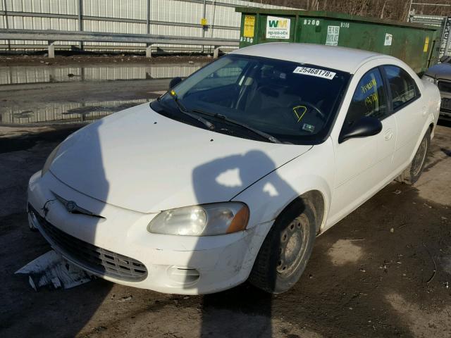 1C3EL46X63N551876 - 2003 CHRYSLER SEBRING LX WHITE photo 2