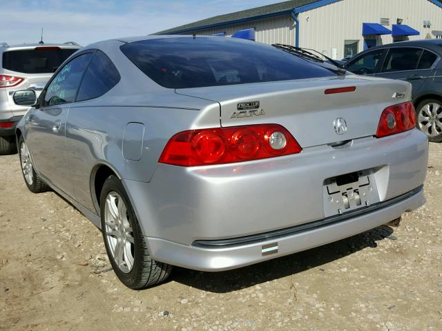 JH4DC54815S018507 - 2005 ACURA RSX SILVER photo 3