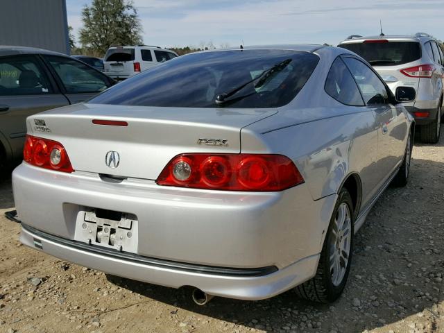 JH4DC54815S018507 - 2005 ACURA RSX SILVER photo 4