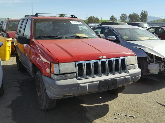 1J4GZ58S6VC559852 - 1997 JEEP GRAND CHER RED photo 1