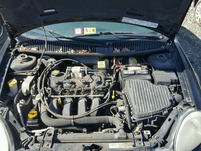 1B3ES56C42D652275 - 2002 DODGE NEON ES BLACK photo 7