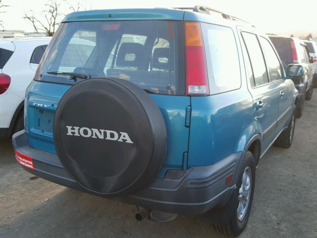 JHLRD1868WC044770 - 1998 HONDA CR-V EX TURQUOISE photo 4