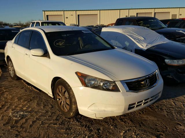 1HGCP2F30AA013818 - 2010 HONDA ACCORD LX WHITE photo 1