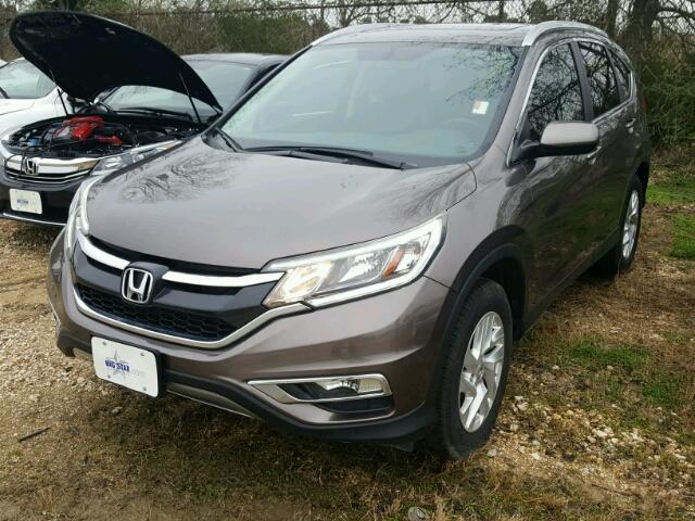 2HKRM3H72FH526978 - 2015 HONDA CR-V EXL GRAY photo 2