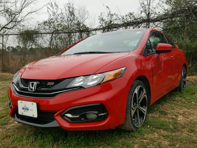 2HGFG4A58FH702161 - 2015 HONDA CIVIC SI RED photo 2