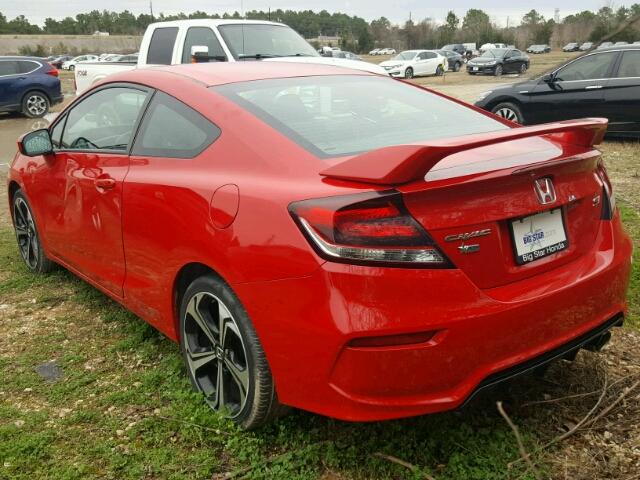 2HGFG4A58FH702161 - 2015 HONDA CIVIC SI RED photo 3