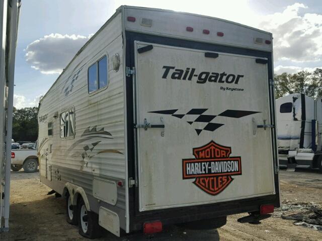 4YDT210224K212694 - 2004 KEYSTONE TAILGATOR WHITE photo 3