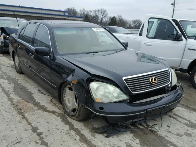 JTHBN30F920089679 - 2002 LEXUS LS 430 BLACK photo 1