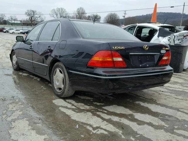 JTHBN30F920089679 - 2002 LEXUS LS 430 BLACK photo 3