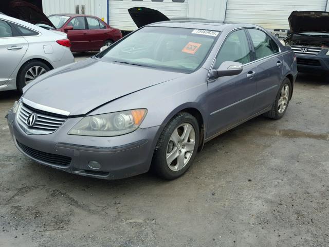 JH4KB16667C004811 - 2007 ACURA RL ნაცრისფერი ფოტო 2