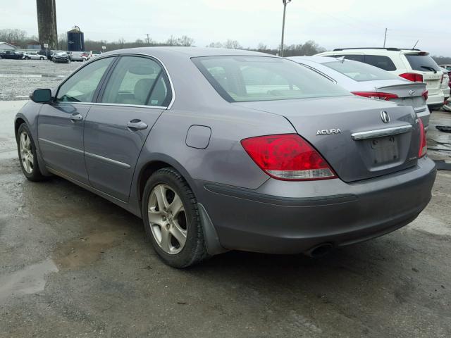 JH4KB16667C004811 - 2007 ACURA RL ნაცრისფერი ფოტო 3
