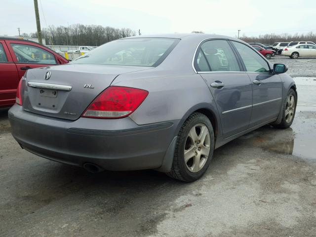 JH4KB16667C004811 - 2007 ACURA RL ნაცრისფერი ფოტო 4