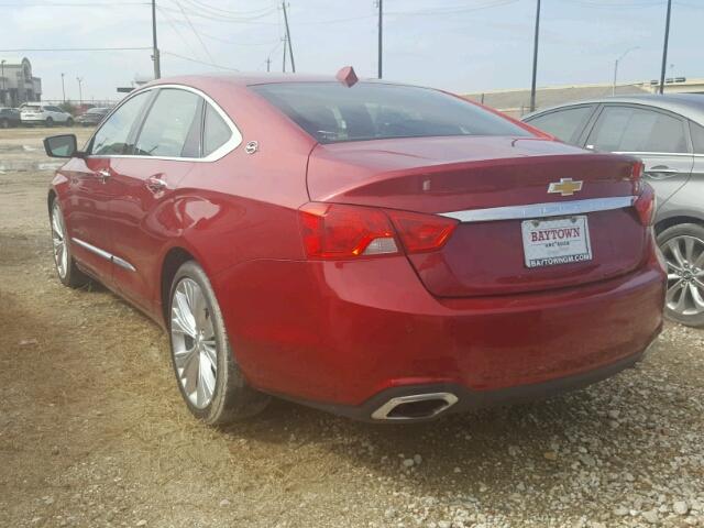 2G1155S34E9100988 - 2014 CHEVROLET IMPALA LTZ RED photo 3