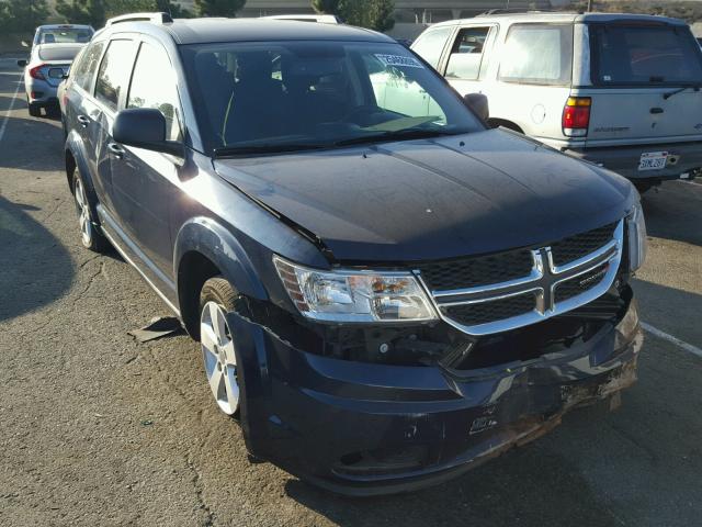 3C4PDCABXET256385 - 2014 DODGE JOURNEY SE BLUE photo 1