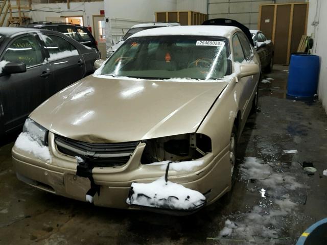 2G1WH52K049177747 - 2004 CHEVROLET IMPALA LS SILVER photo 2