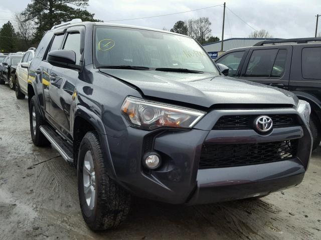 JTEBU5JR6G5337949 - 2016 TOYOTA 4RUNNER SR GRAY photo 1