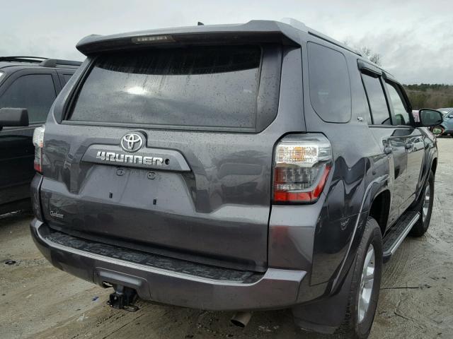 JTEBU5JR6G5337949 - 2016 TOYOTA 4RUNNER SR GRAY photo 4