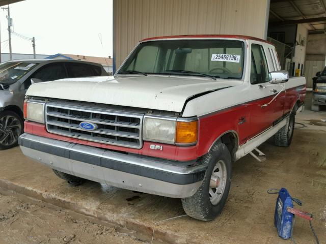 1FTEX15N5LKA34956 - 1990 FORD F150 TWO TONE photo 2