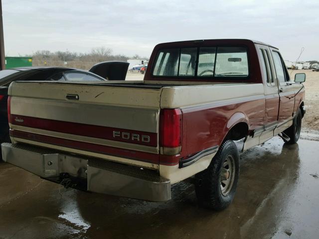 1FTEX15N5LKA34956 - 1990 FORD F150 TWO TONE photo 4