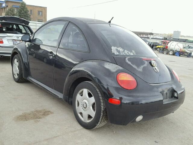 3VWCS21CX1M419111 - 2001 VOLKSWAGEN NEW BEETLE 黑色 照片 3