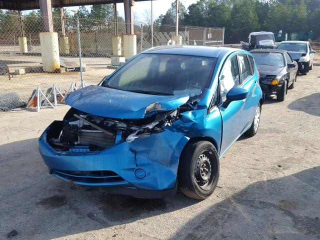 3N1CE2CP1GL377679 - 2016 NISSAN VERSA NOTE BLUE photo 2