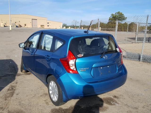 3N1CE2CP1GL377679 - 2016 NISSAN VERSA NOTE BLUE photo 3