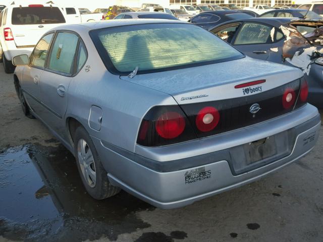 2G1WF52E059310816 - 2005 CHEVROLET IMPALA SILVER photo 3