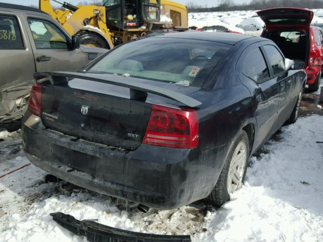 2B3KA43G16H511325 - 2006 DODGE CHARGER SE BLACK photo 4