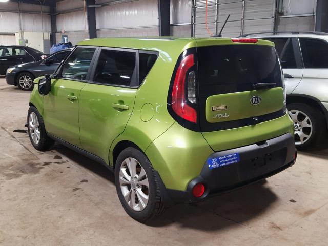 KNDJP3A59E7707754 - 2014 KIA SOUL + GREEN photo 3