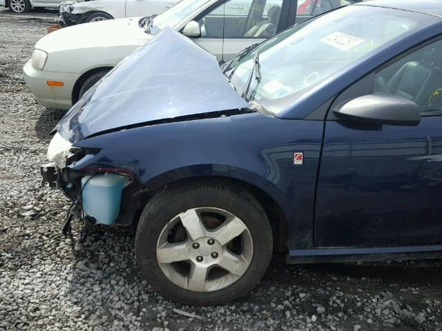 1G8AW15B07Z135479 - 2007 SATURN ION LEVEL BLUE photo 9