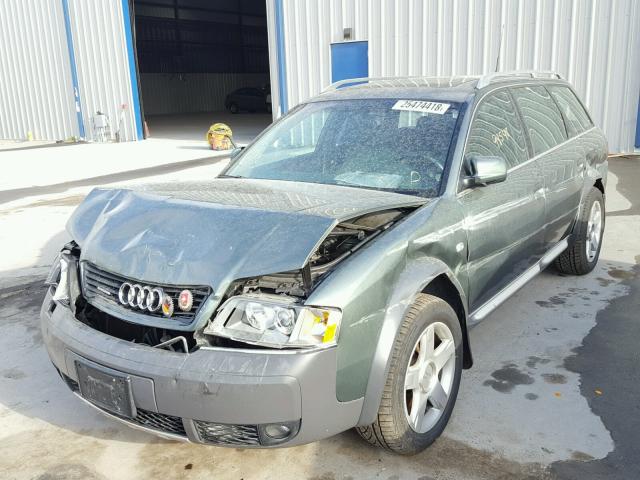 WA1YD54B13N004172 - 2003 AUDI ALLROAD GREEN photo 2