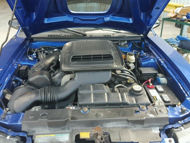 1FAFP42R54F139168 - 2004 FORD MUSTANG MA BLUE photo 7