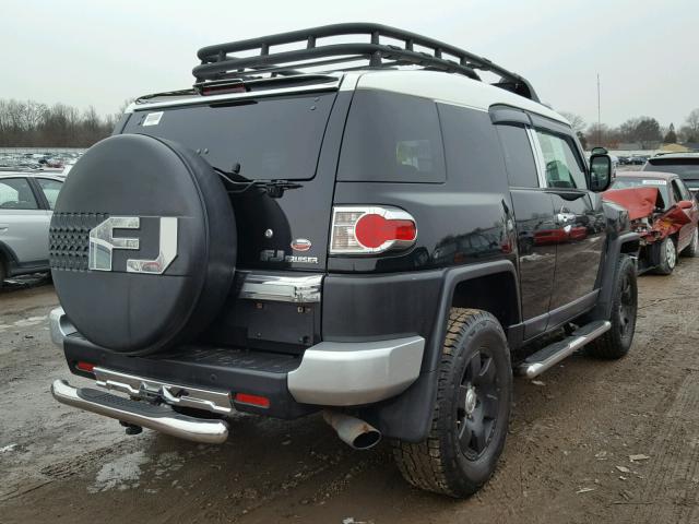 JTEBU11F670072476 - 2007 TOYOTA FJ CRUISER BLACK photo 4