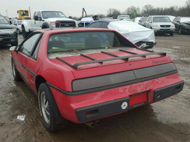 1G2AF37R8EP273649 - 1984 PONTIAC FIERO SE RED photo 3