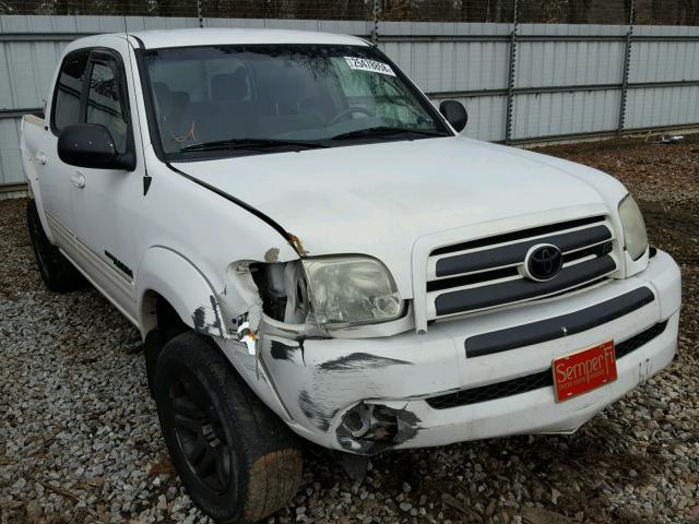 5TBDT44125S469056 - 2005 TOYOTA TUNDRA DOU WHITE photo 1