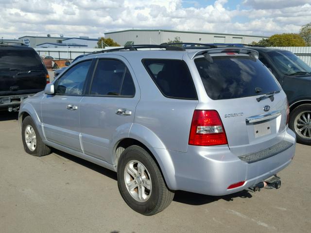 KNDJD736175666833 - 2007 KIA SORENTO EX SILVER photo 3