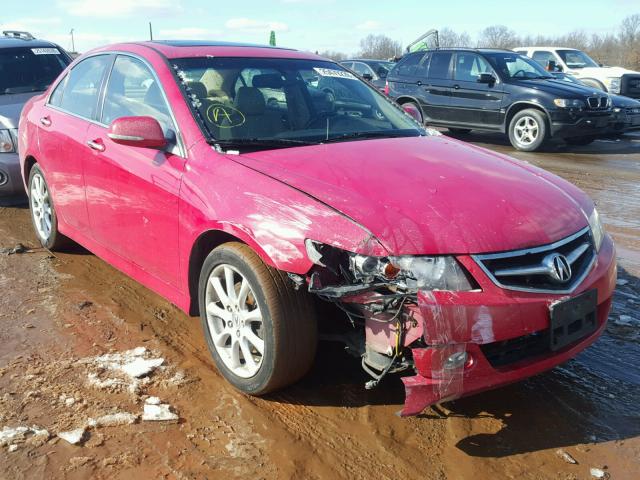 JH4CL968X7C015943 - 2007 ACURA TSX RED photo 1