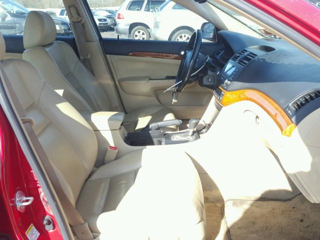 JH4CL968X7C015943 - 2007 ACURA TSX RED photo 5