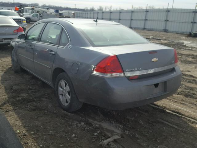 2G1WT58K779210592 - 2007 CHEVROLET IMPALA LT GRAY photo 3