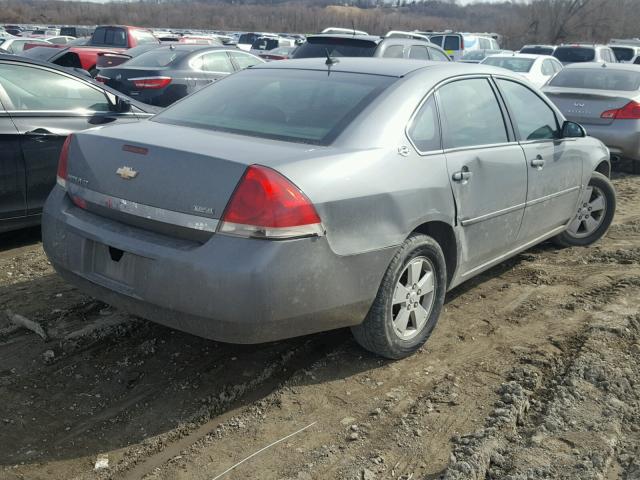 2G1WT58K779210592 - 2007 CHEVROLET IMPALA LT GRAY photo 4