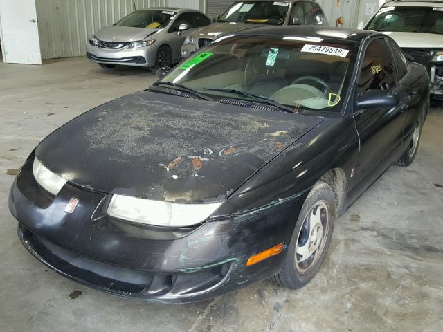 1G8ZF1289VZ292467 - 1997 SATURN SC1 BLACK photo 2