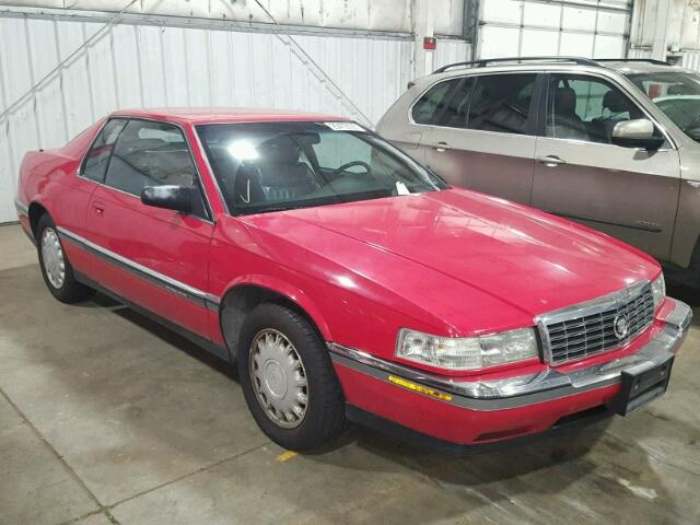 1G6EL13B2NU630301 - 1992 CADILLAC ELDORADO RED photo 1